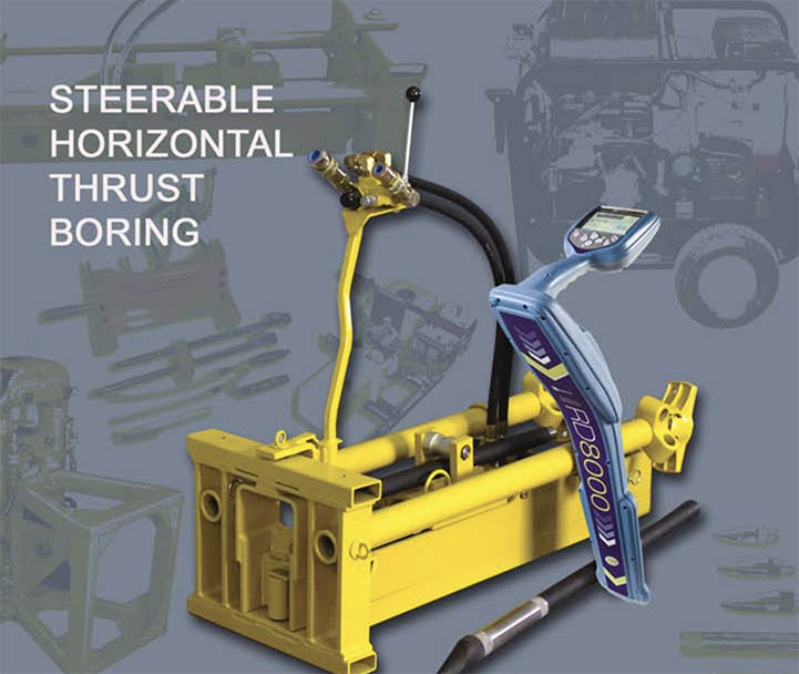 Directional thrust boring