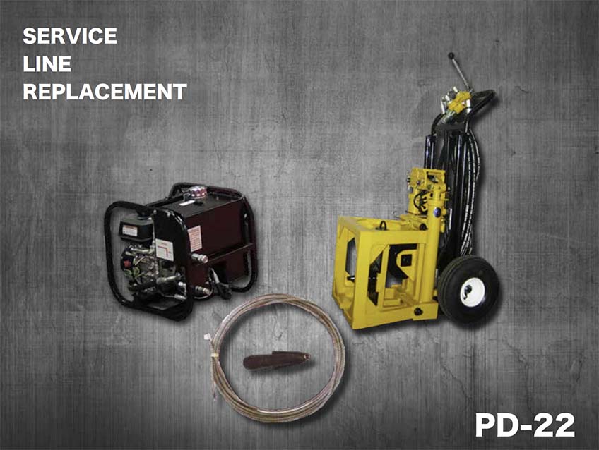 PD-22 pipe bursting equipment